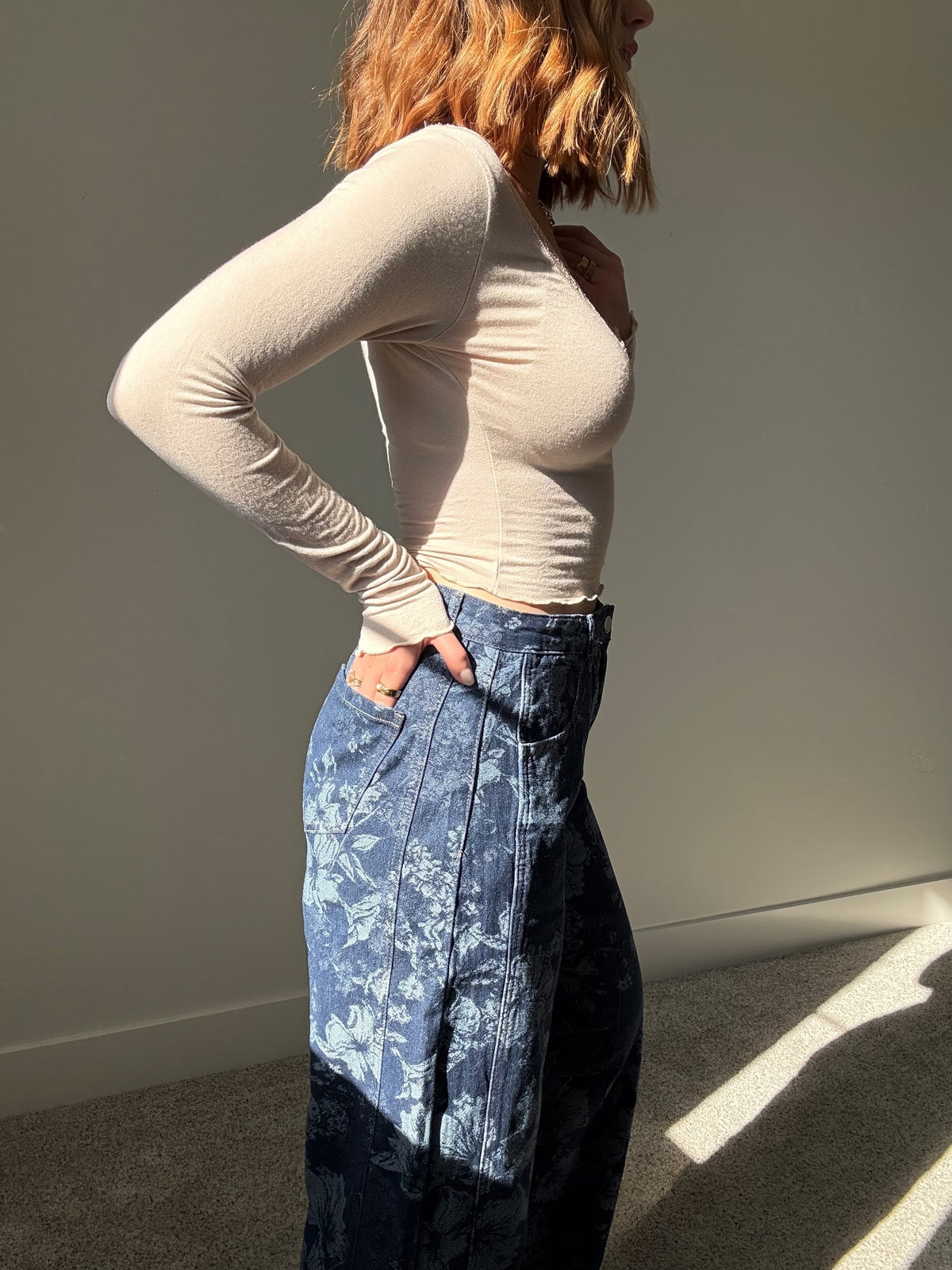 Worn and Wild Floral Pants