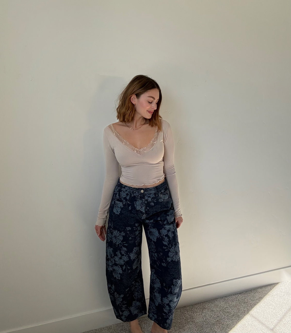 Worn and Wild Floral Pants
