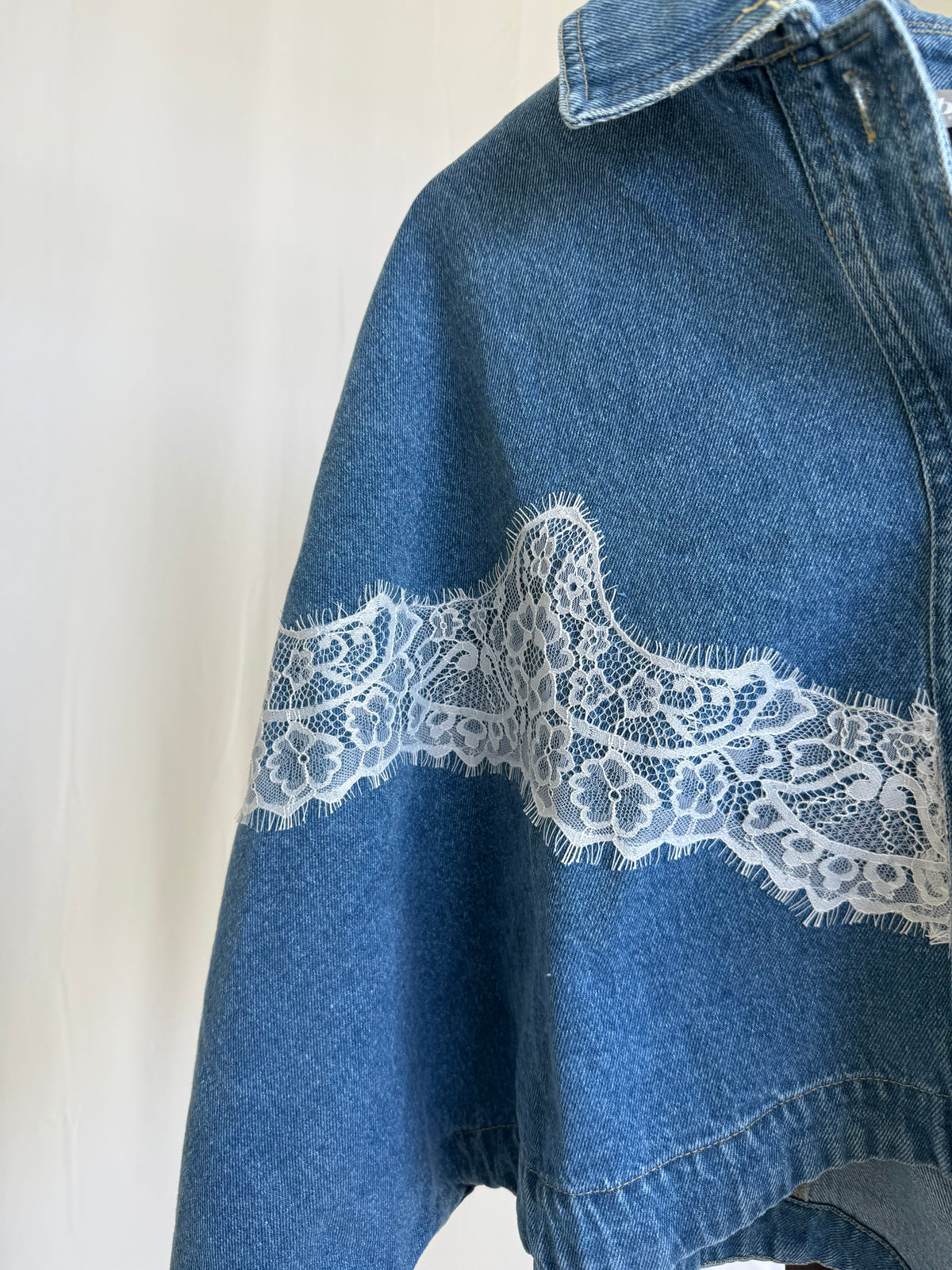 Lace Denim Jacket