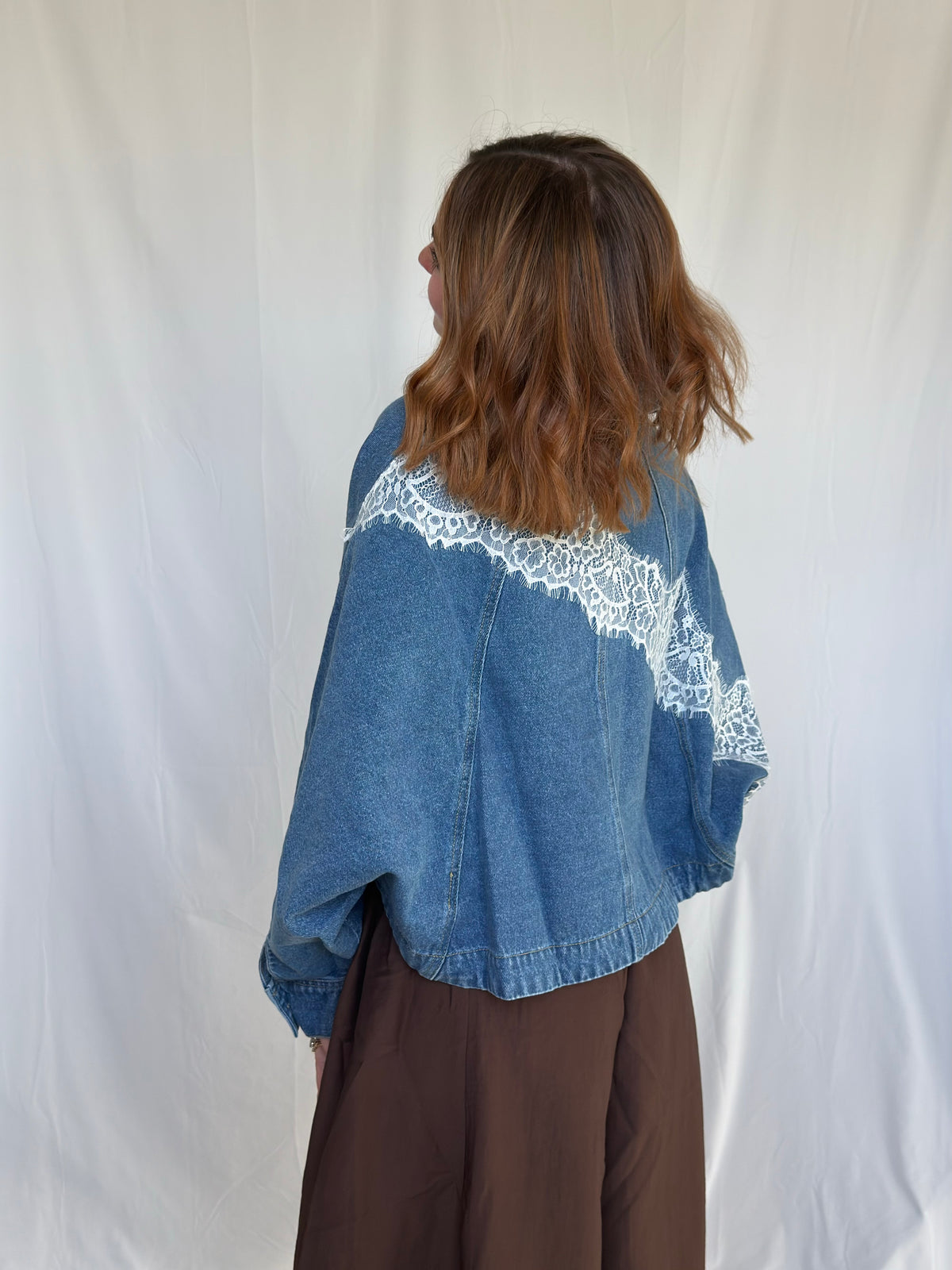 Lace Denim Jacket