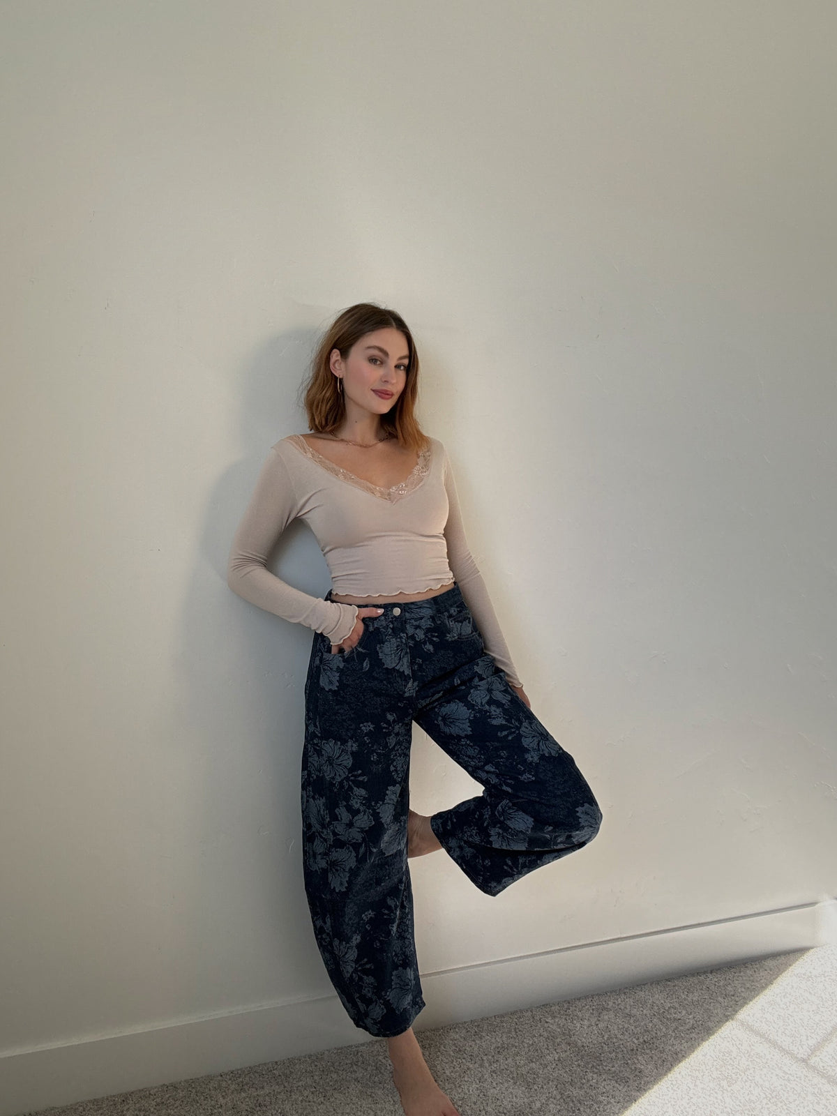 Worn and Wild Floral Pants