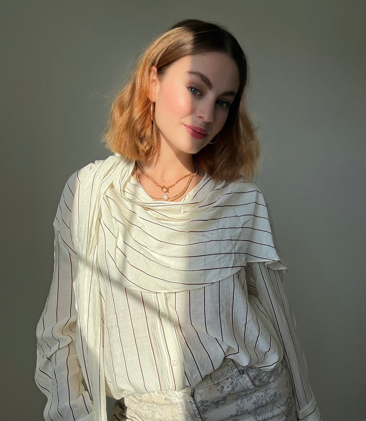 Worn and Wild Drape Top